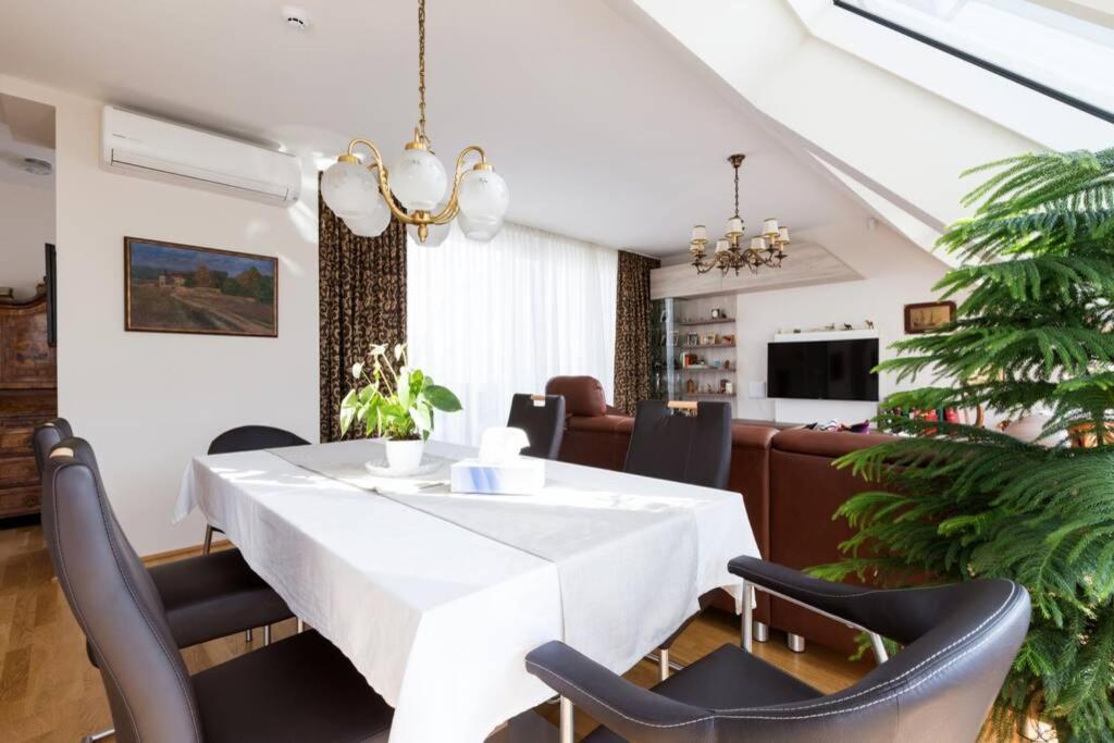 Apartamento Grosses Penthouse #12 Mit Terrasse Und Aussicht Viena Exterior foto